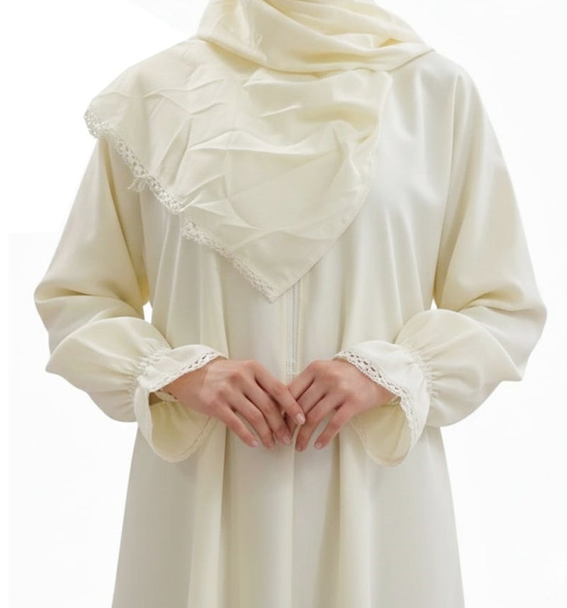 اس دي شرشف صلاة نسائي مطرز واسع و مريح خامة ممتازة - Image 1